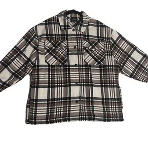HFK Plaid Button-Up Jacket Flannel